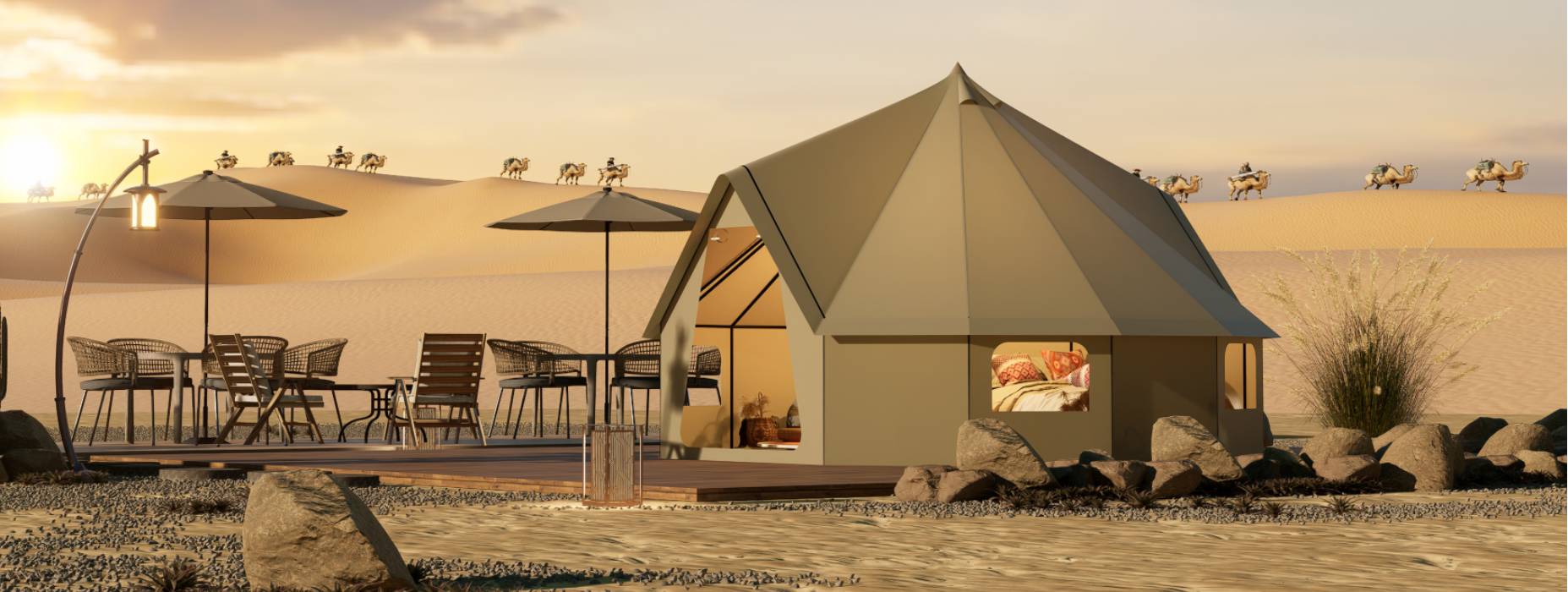 云南露营酒店帐篷产品